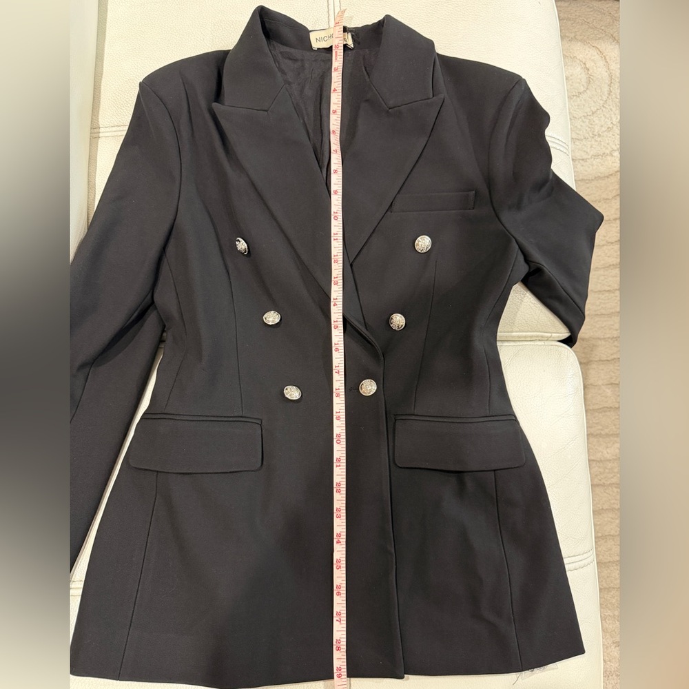 NWT NICHOLAS THE LABEL Danni Black Blazer - Picture 12 of 16